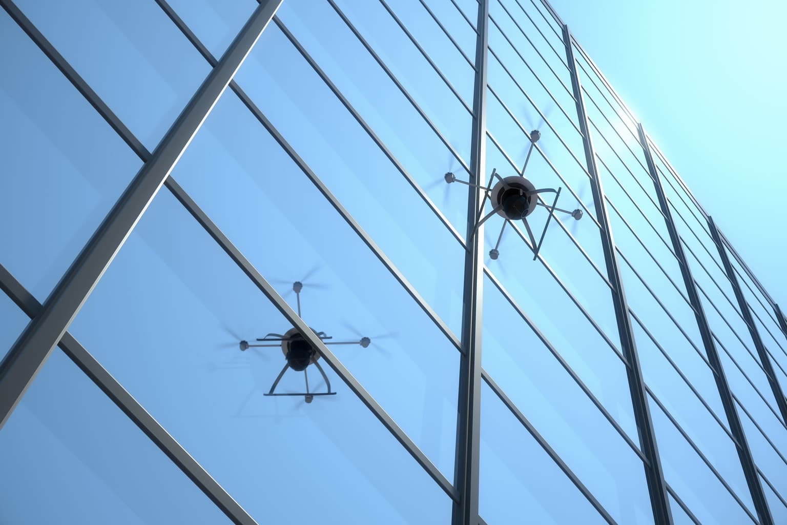 Drones nettoyage